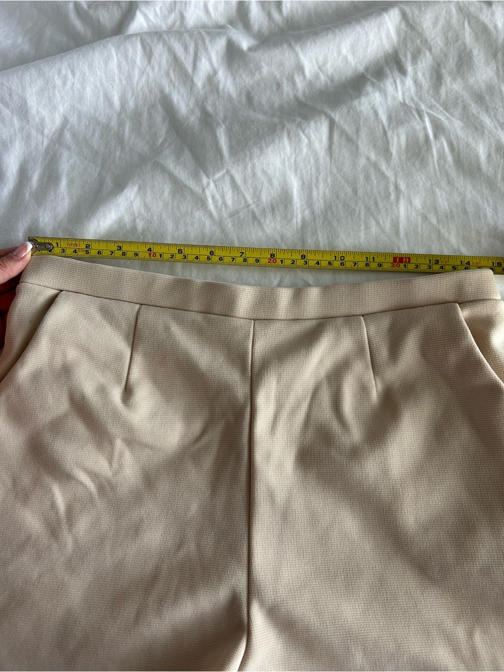 Lacoste Vintage Haymaker Cream Colored Shorts 50s/60s - Picture 10 of 13